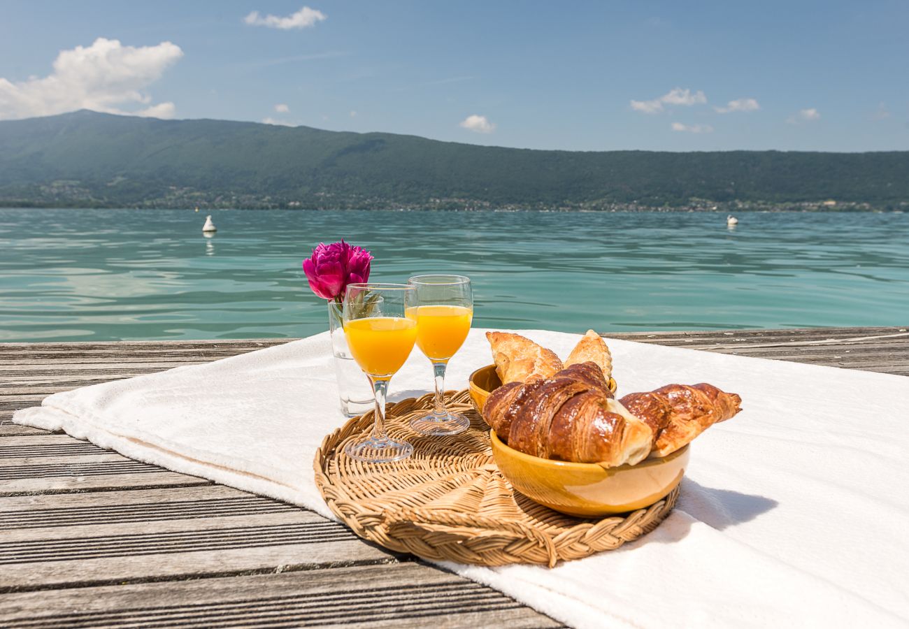 house, luxury, seasonal rental, annecy, holidays, lake access, private pontoon, mountain, hotel, snow, sun, boat 