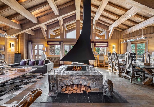 Chalet in Courchevel - Winter Courchevel -- Le Wood and Stone SKI IN OUT