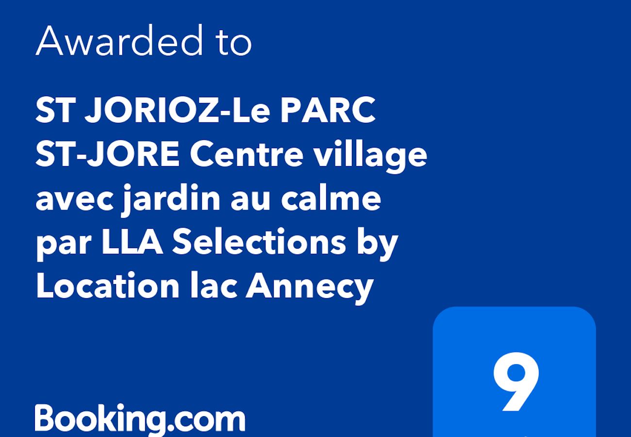 Apartment in Saint-Jorioz - ST JORIOZ centre - Parc Saint Jore, jardin et lac