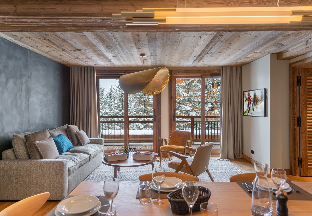 Apartment rental Méribel close to the centre and the slopes, luxury mountain concierge, luxury airbnb, french alps 