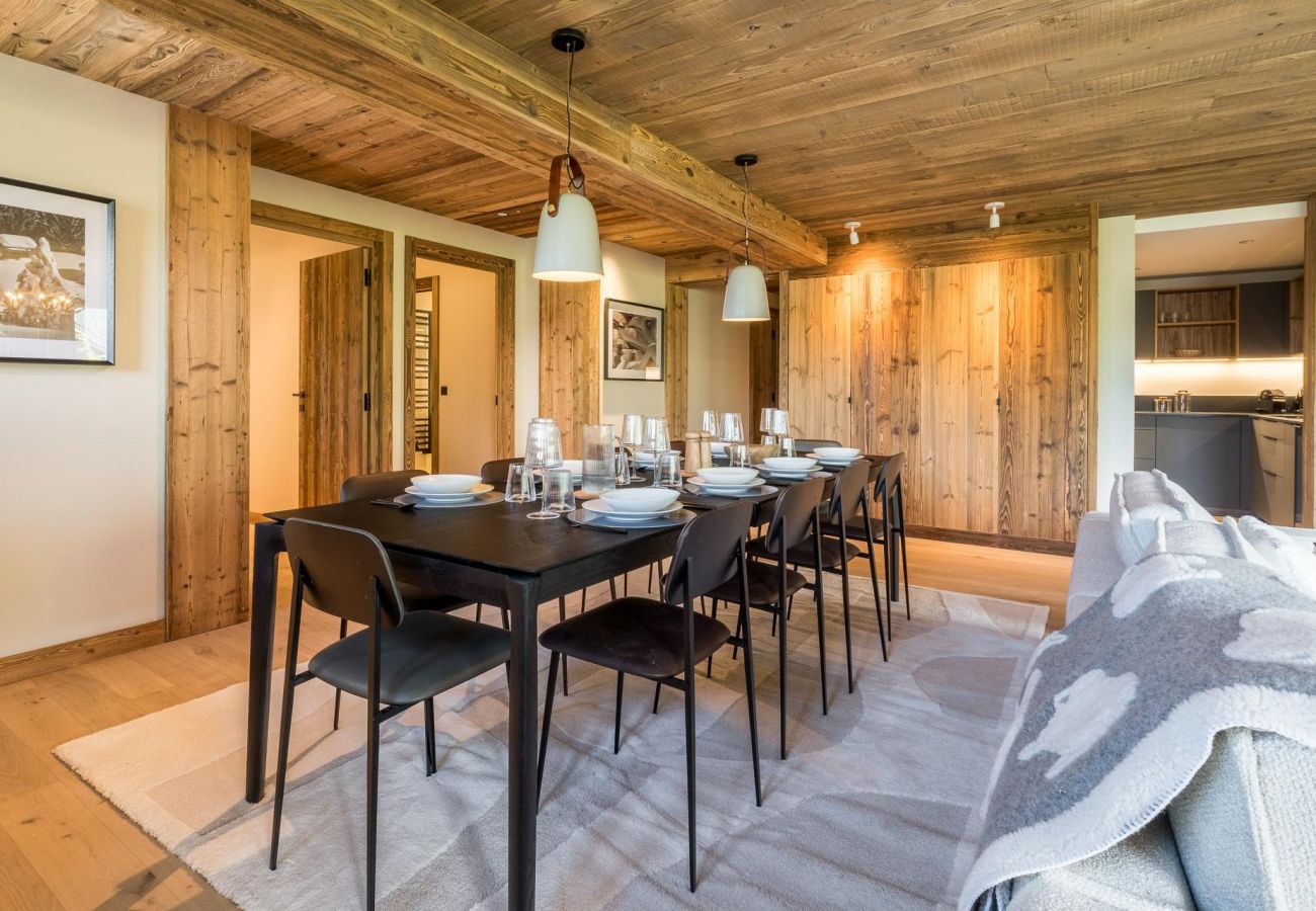 Meribel residence at the foot of the slopes, where to stay in Meribel, cocooning airbnb in the French Alps, ski in out