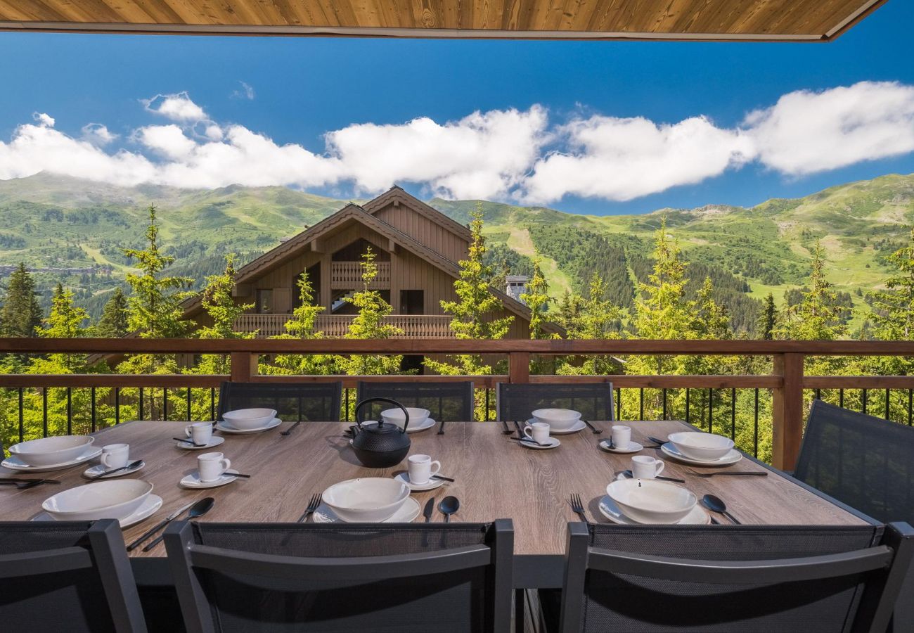 Meribel residence at the foot of the slopes, where to stay in Meribel, cocooning airbnb in the French Alps, ski in out