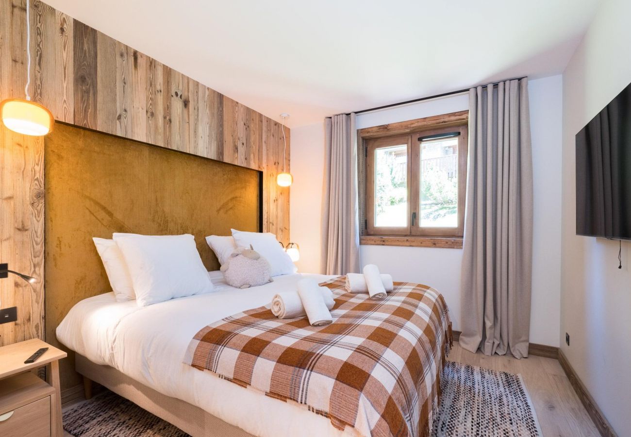 Meribel residence at the foot of the slopes, where to stay in Meribel, cocooning airbnb in the French Alps, ski in out