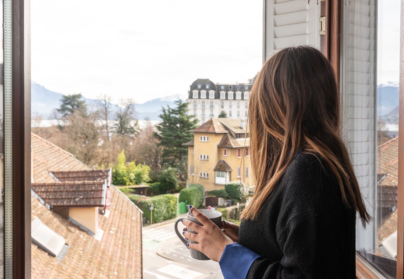 Annecy apartment rental with mountain and lake views