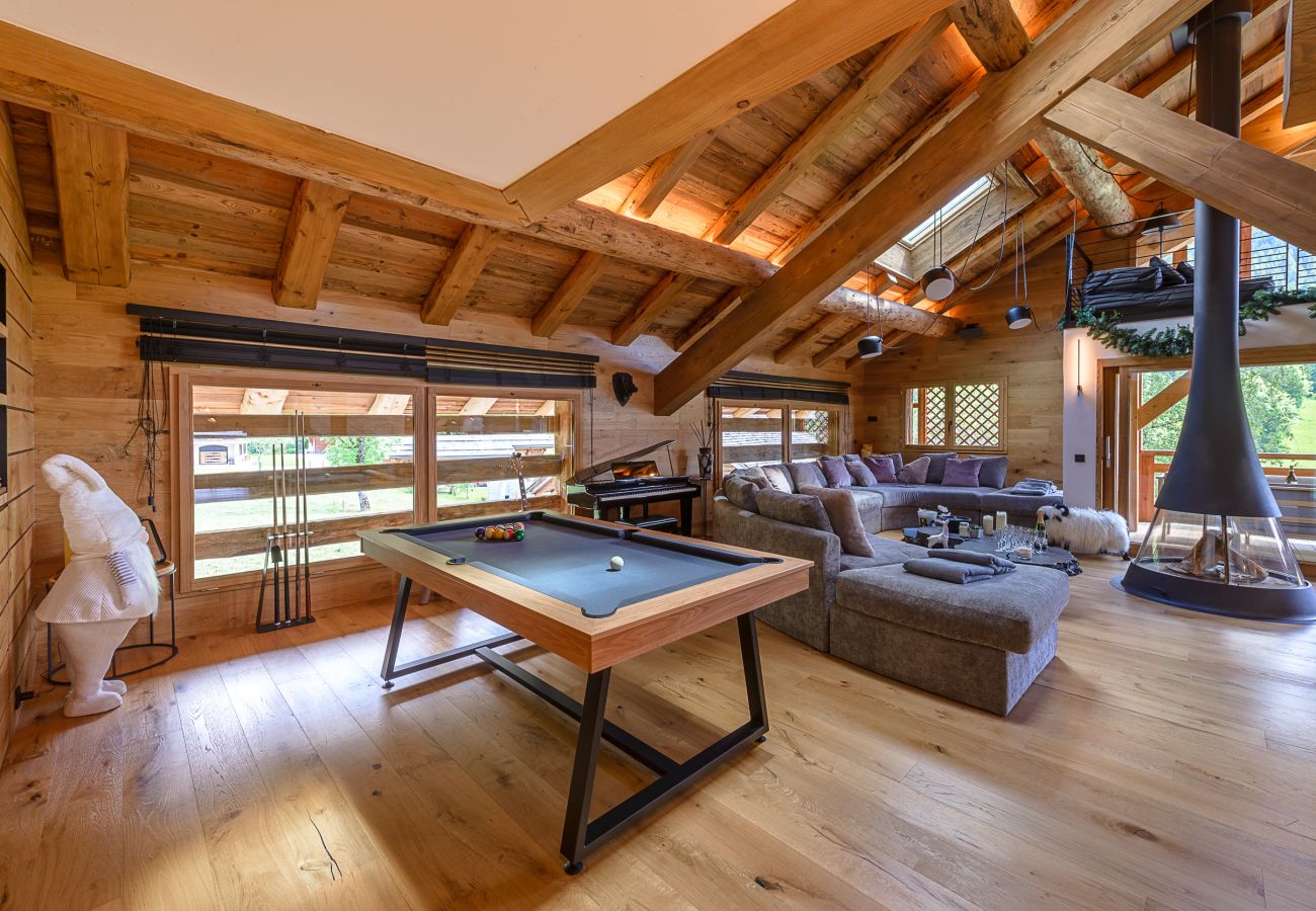 Chalet in La Clusaz - LCZ- Chalet Orea 15p - Piscine-Sauna-Jacuzzi