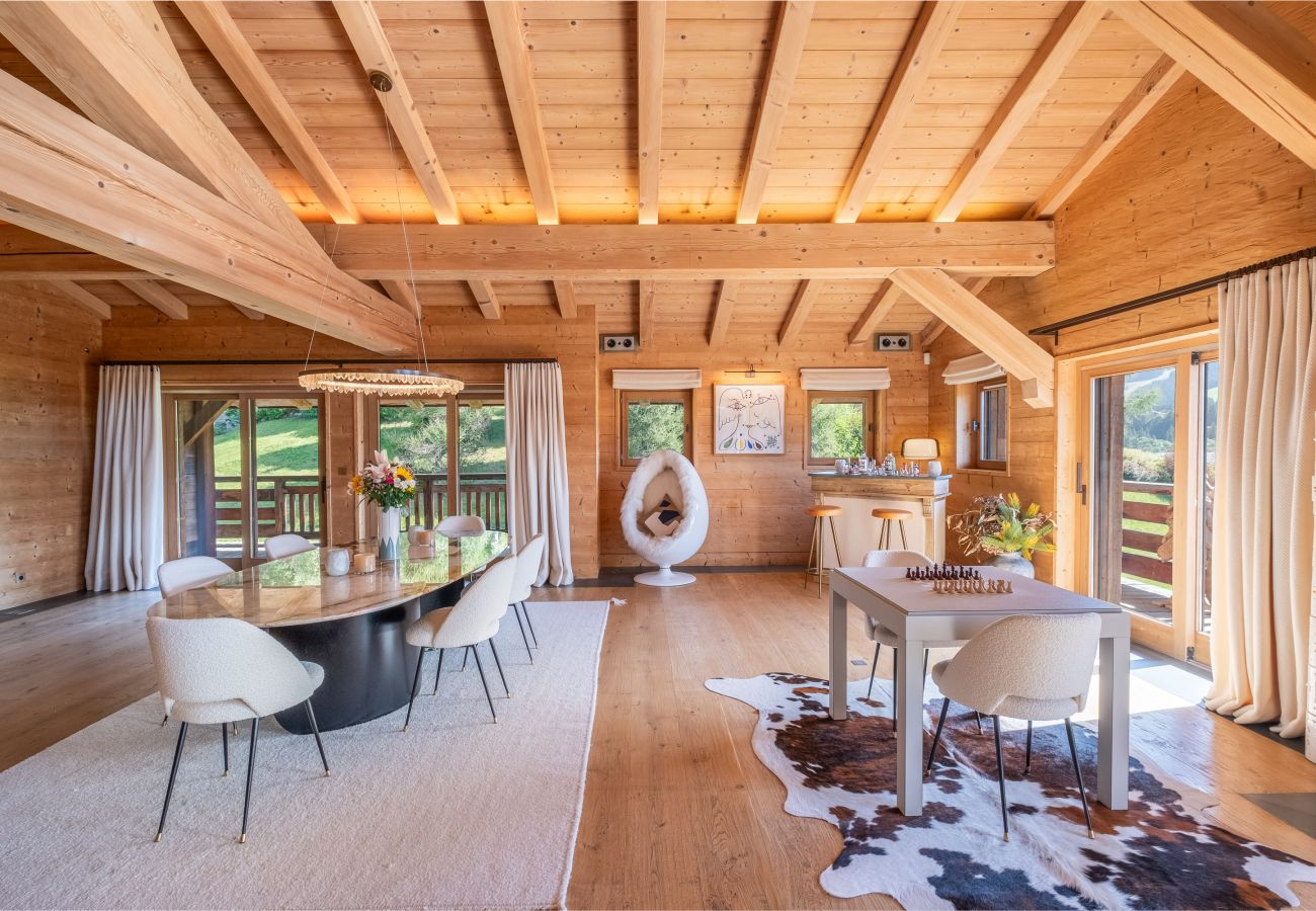 Chalet in Megève - Winter Megeve __ Refuge des Étoiles, Piscine
