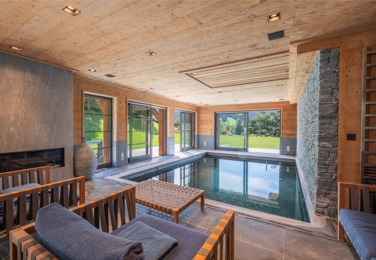 Chalet in Megève - Winter Megeve __ Refuge des Étoiles, Piscine