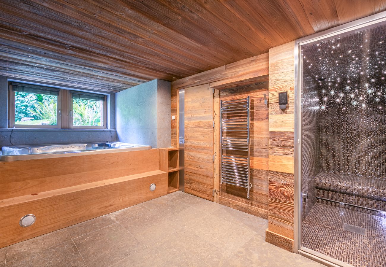 Chalet in Megève - Winter Megeve__ Chalet Majestic, Spa Privé