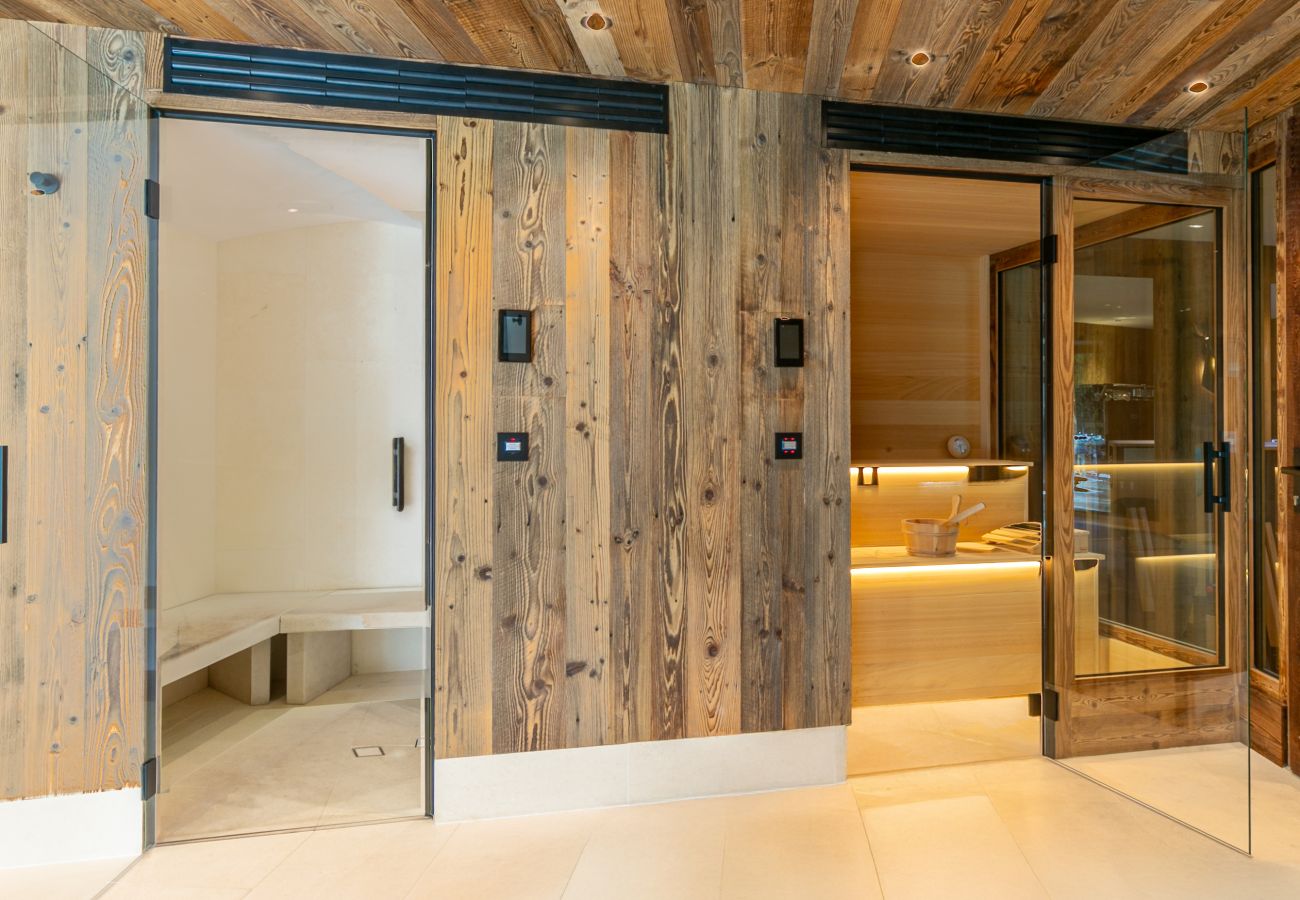 Chalet in Megève - Winter Megeve __ Chalet Altissima, Spa Privé