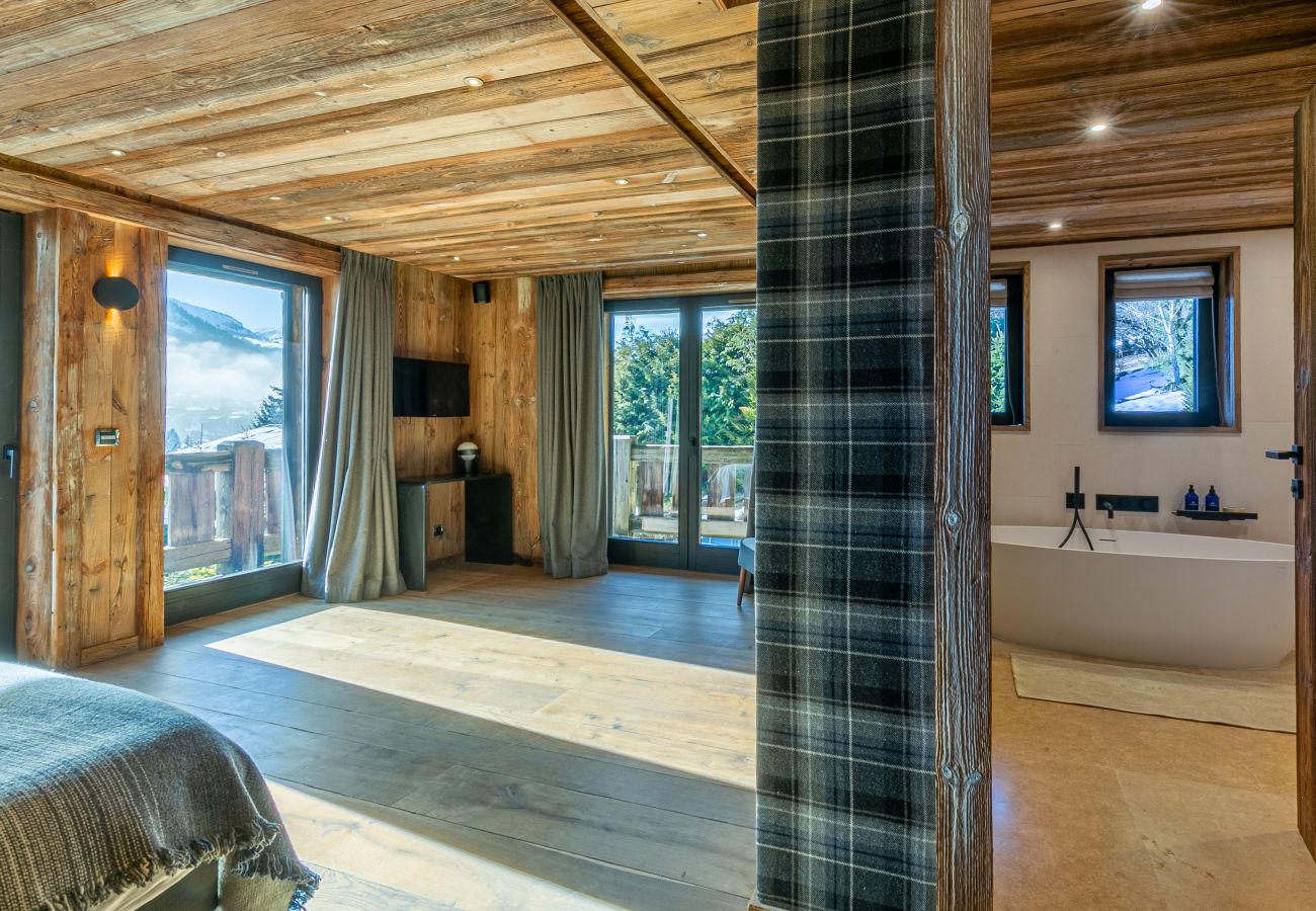 Chalet in Megève - Winter Megeve __ Chalet Altissima, Spa Privé
