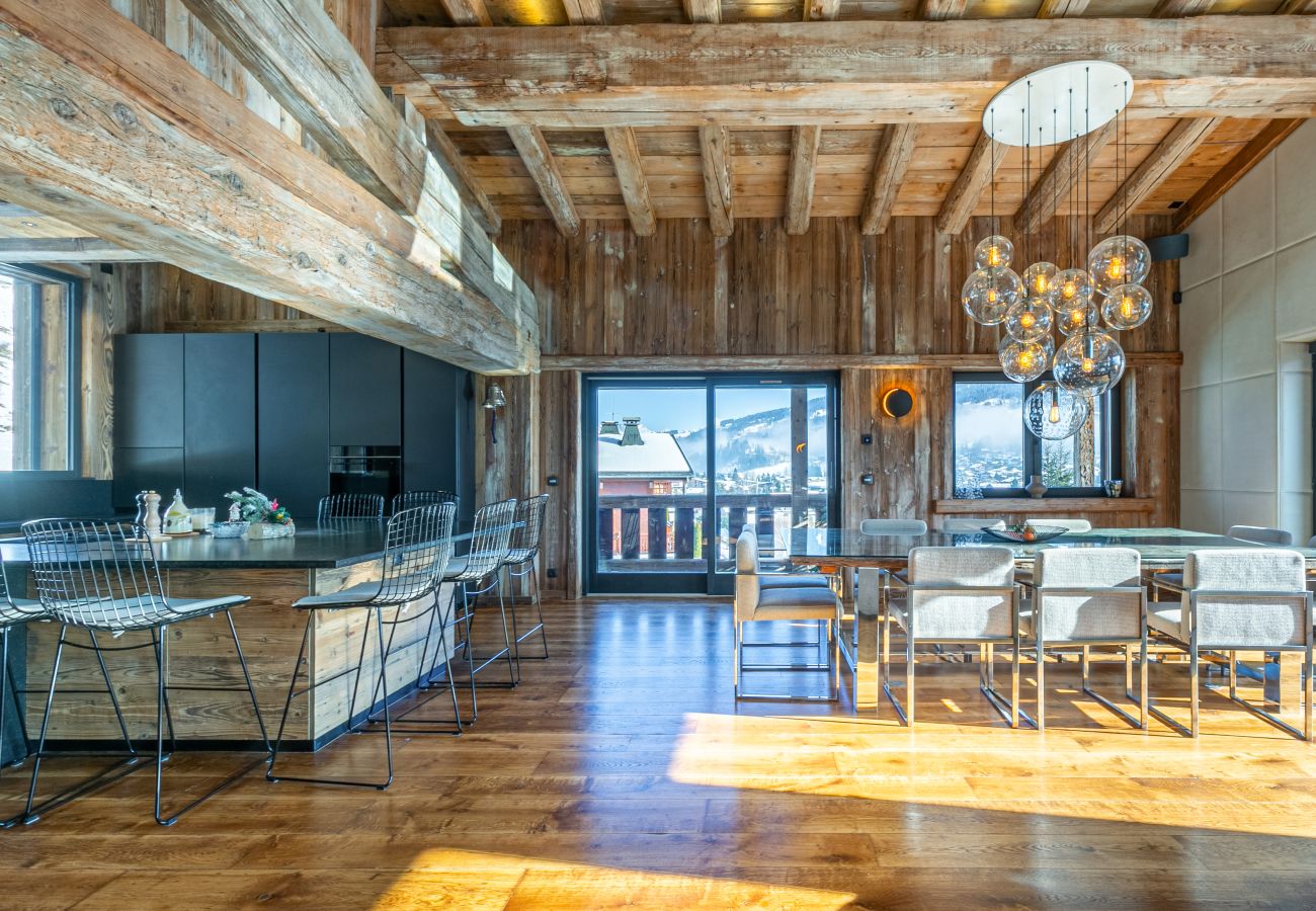 Chalet in Megève - Winter Megeve __ Chalet Altissima, Spa Privé