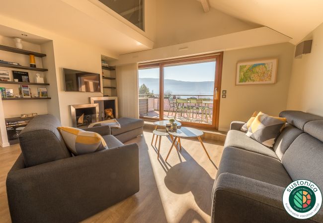 Appartement à Veyrier-du-Lac - VEYRIER - La Brune, Duplex 4* vue lac et plage