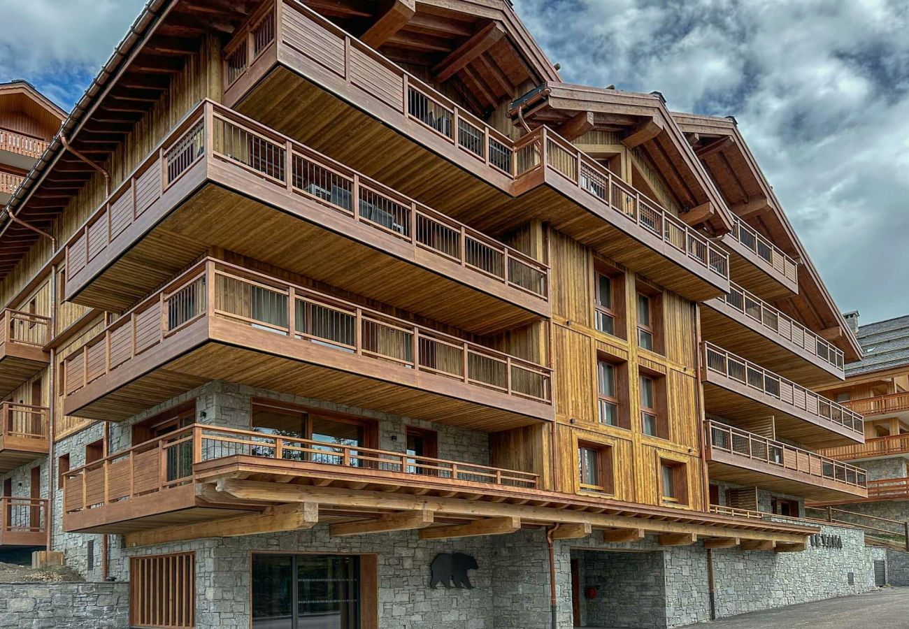 Appartement location saisonnière Méribel proche du centre et des pistes, conciergerie haut de gamme montagne, airbnb luxe 