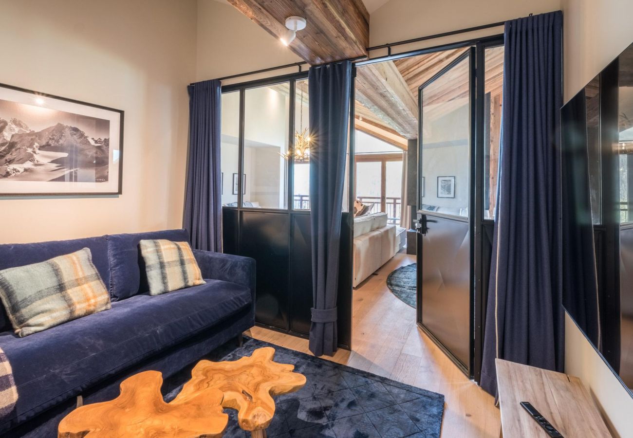 Méribel location appartement proche des pistes et du centre, conciergerie prestige montagne, airbnb agence luxe, 8 personnes 