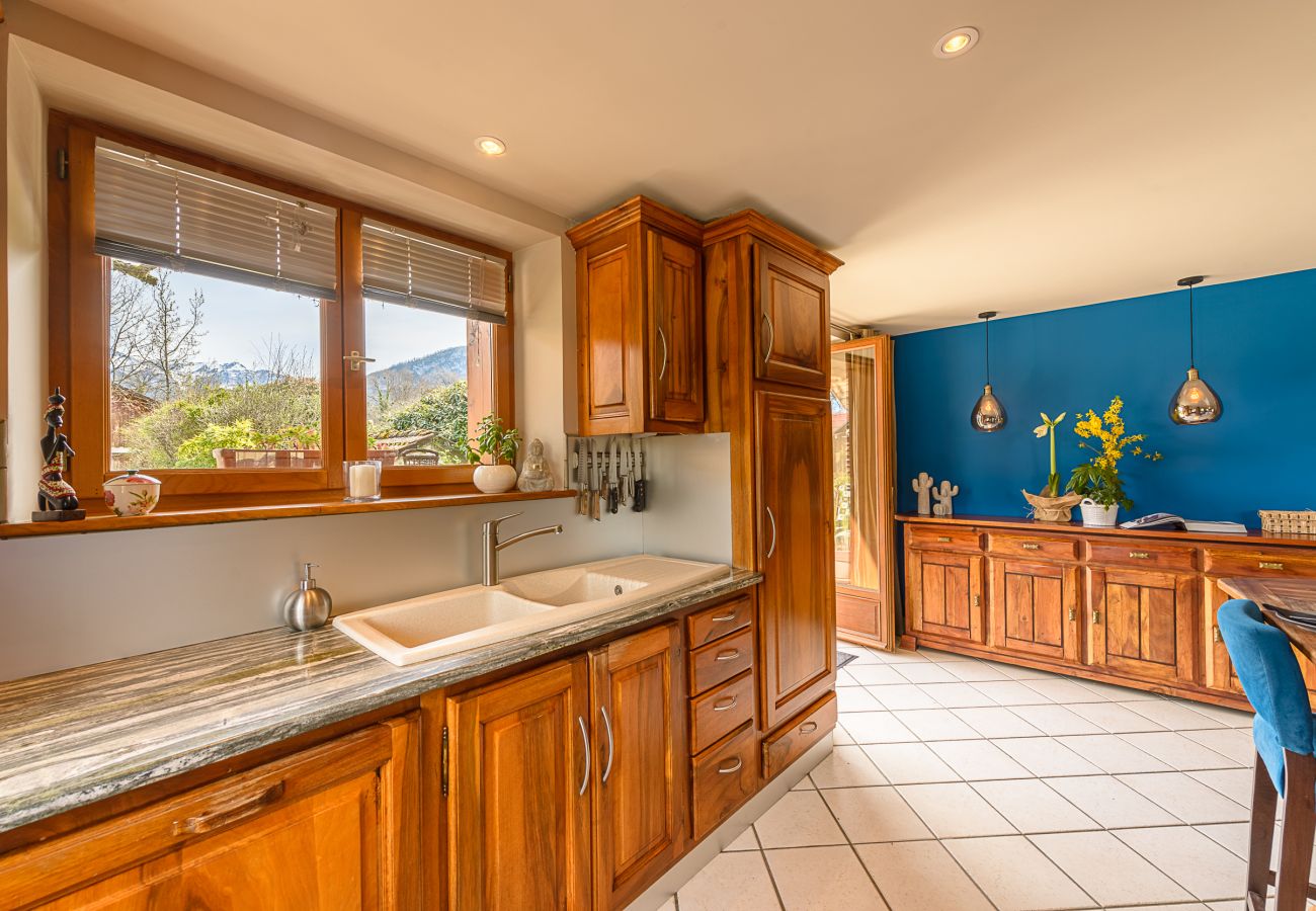 Location maison au bord du lac d'Annecy pour famille, séminaire en montagne, gite à louer alpes, maison pied dans l'eau 