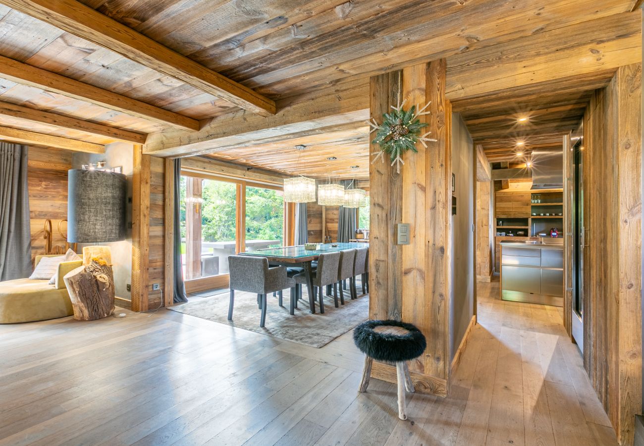 Chalet à Megève - Winter Megeve__ Chalet Majestic, Spa Privé