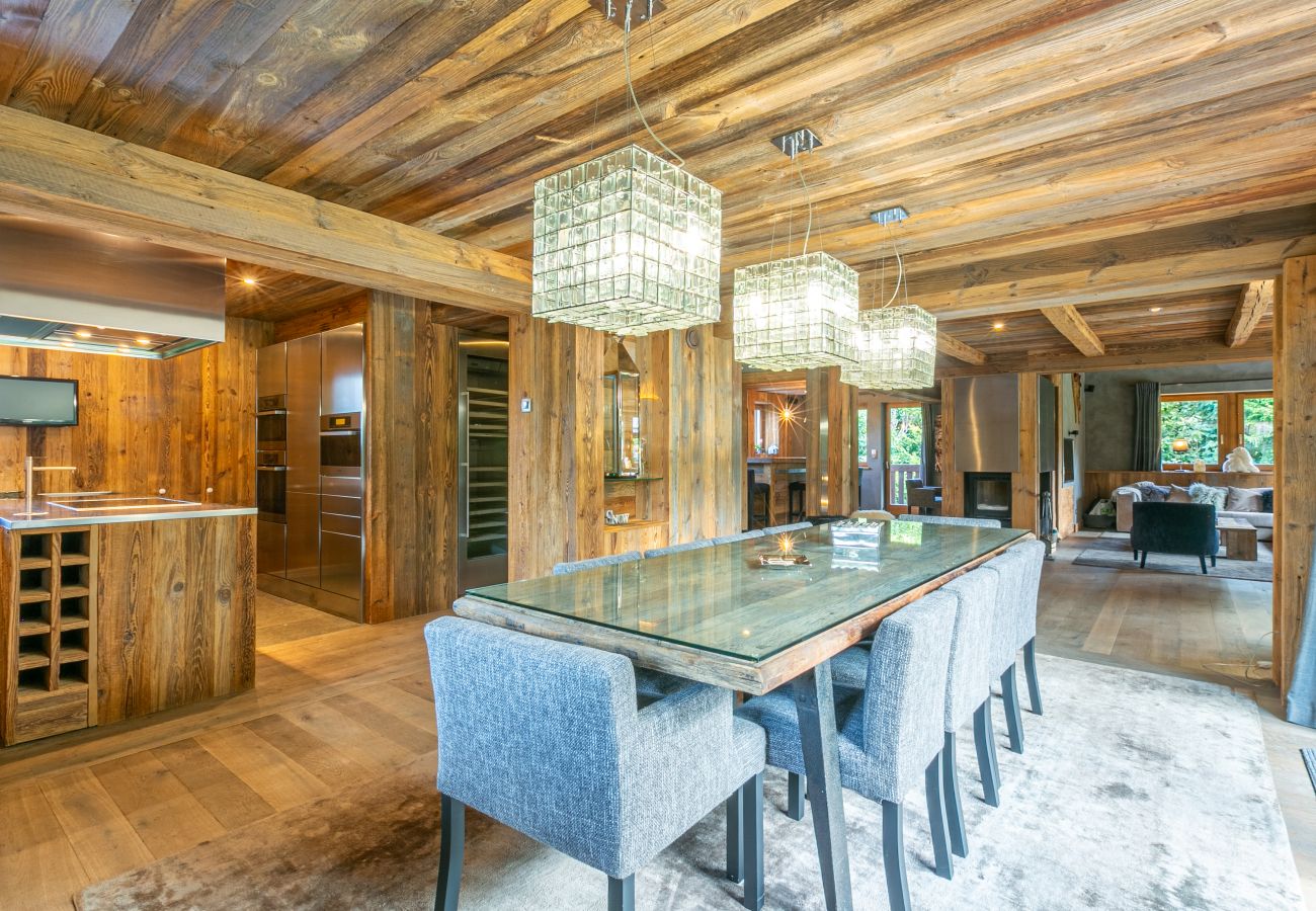 Chalet à Megève - Winter Megeve__ Chalet Majestic, Spa Privé