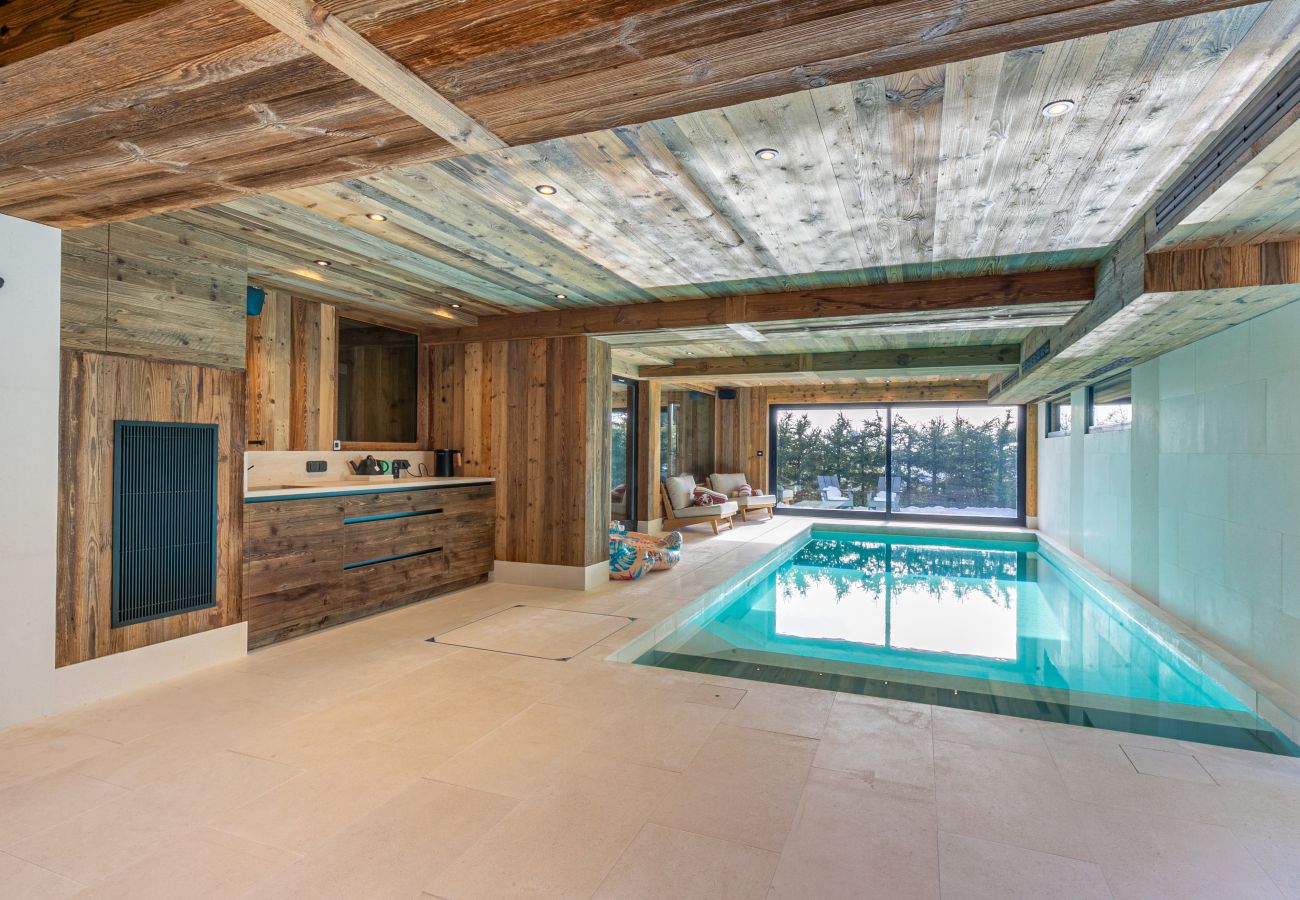 Chalet à Megève - Winter Megeve __ Chalet Altissima, Spa Privé
