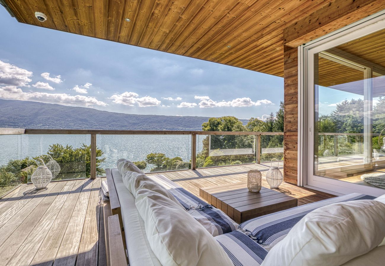 villa vue lac annecy en location